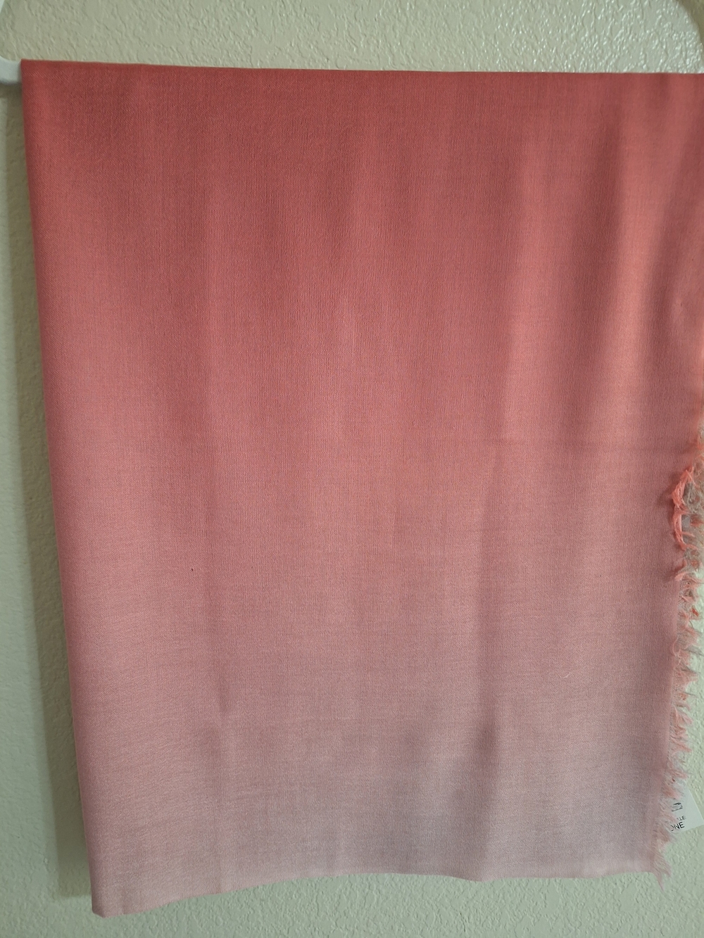 Celeste Ombre Pink to Coral Lightweight Scarf Modal Cashmere NWT